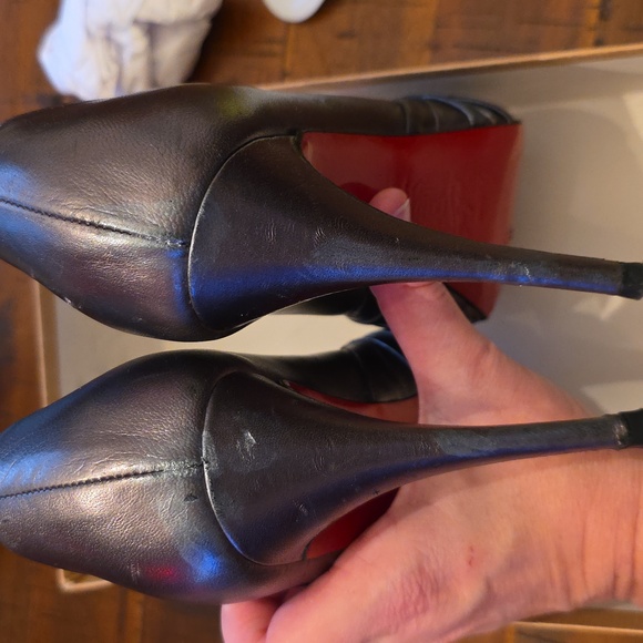 Silver Louboutin Jenny Heels, 36.5 - Picture 9 of 9